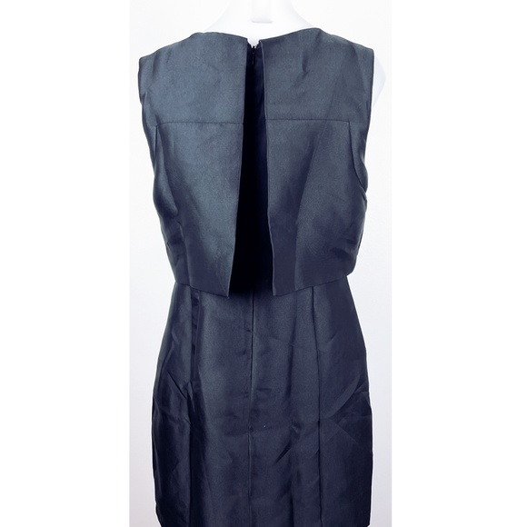 NWT INA Black & White Floral Sheath Dress Size Large - Picture 2 of 2